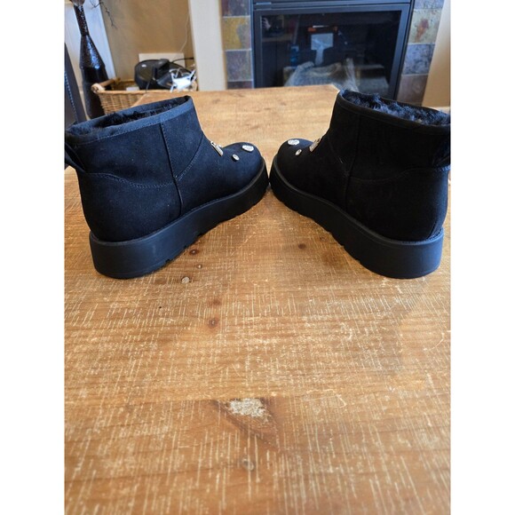 GBG Los Angeles black new without box boots with charms women's size 8 - Picture 5 of 7